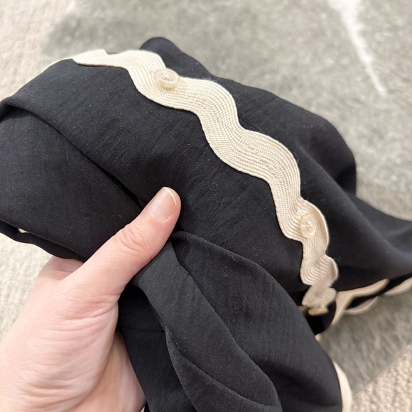 Rick Rack Button Down Blouse Medium - Picture 7 of 10